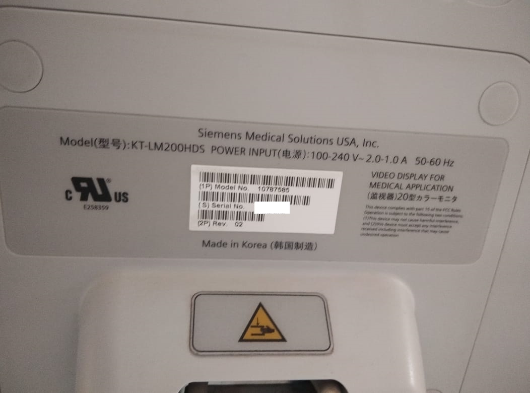 Preowned Siemens Healthcare Acuson 600X Ultrasound