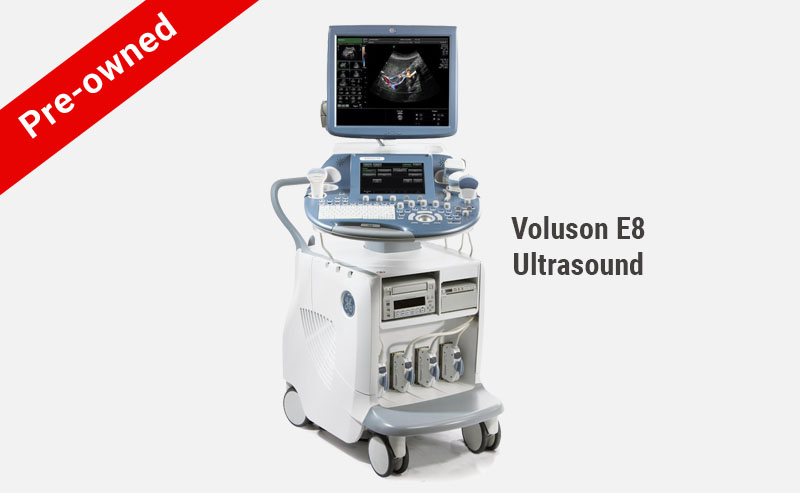 Preowned GE Healthcare Voluson E8 Ultrasound