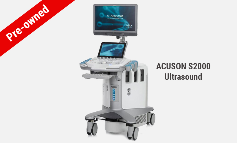 Old Siemens Healthcare ACUSON S2000 Ultrasound