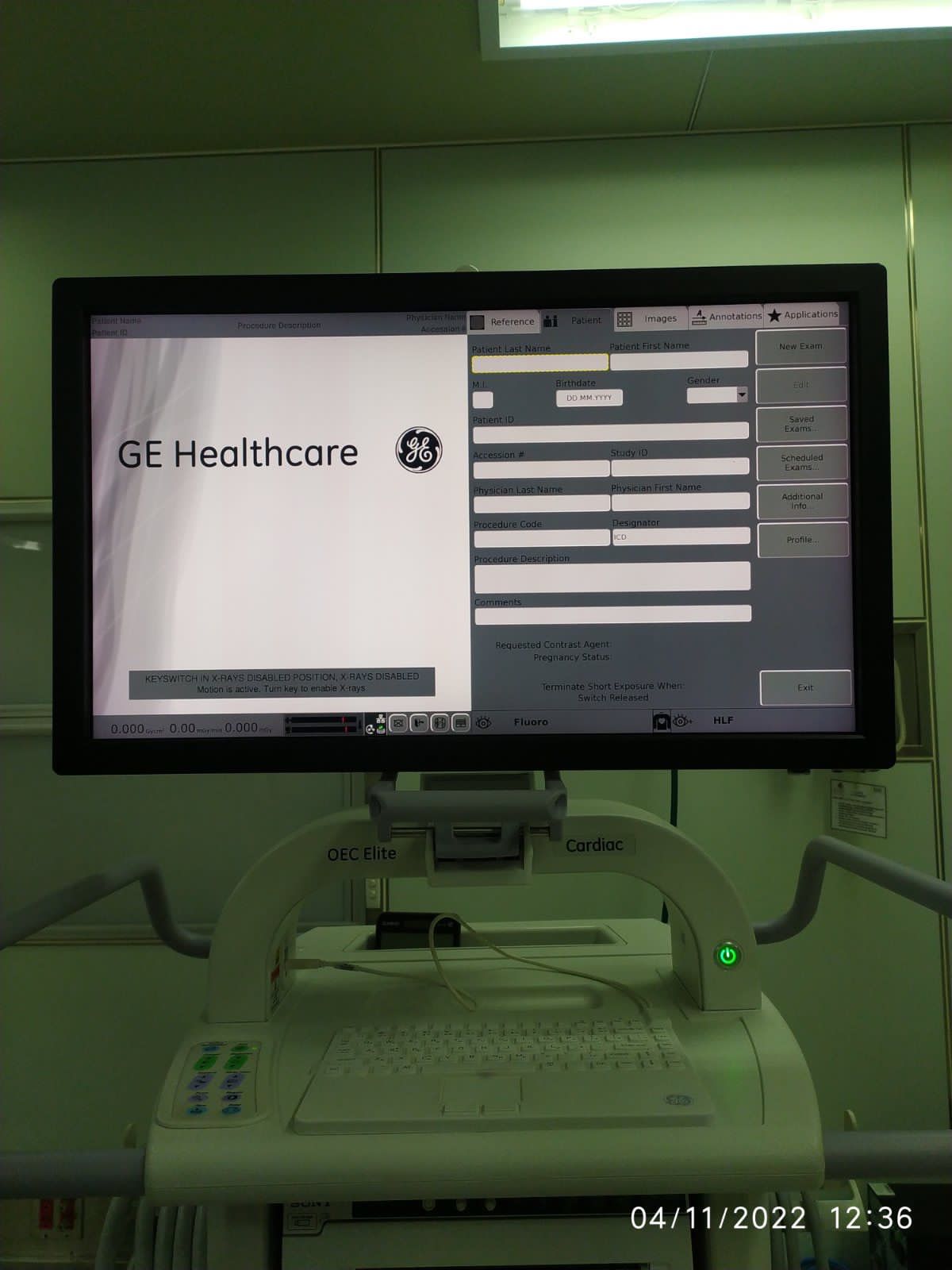 Used GE OEC Elite CFD C ARM OR Mobile Image Intensifier for sale (ID