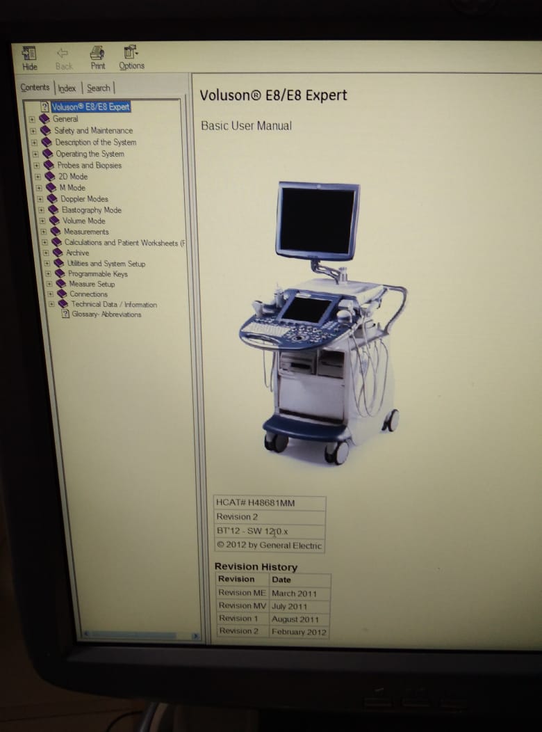 Preowned GE Healthcare Voluson E8 Ultrasound 