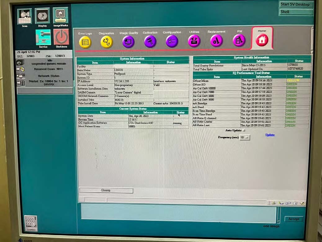 20Med CT Scan GE HEALTHCARE HISPEED DUAL