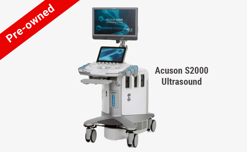 Used Siemens Healthcare ACUSON S2000 Ultrasound