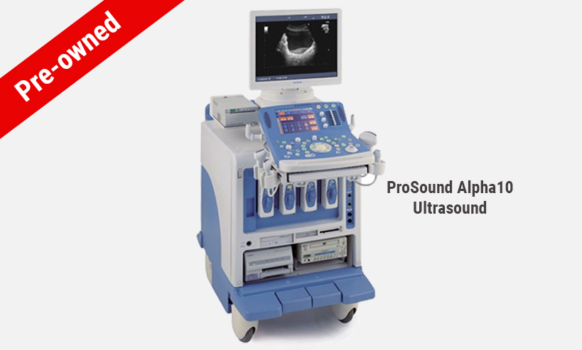 Old Hitachi Aloka Medical ProSound Alpha 10 Ultrasound