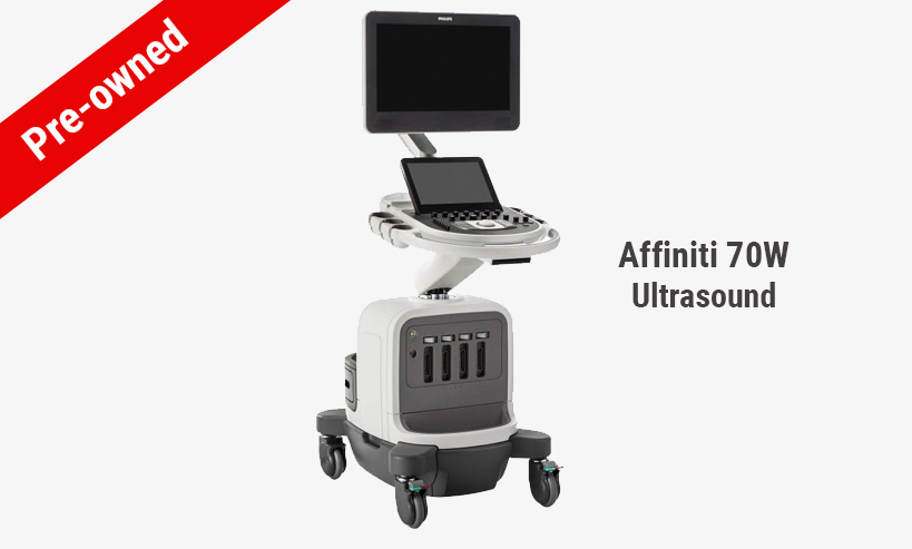 Used Philips Healthcare Affiniti 70 W Ultrasound