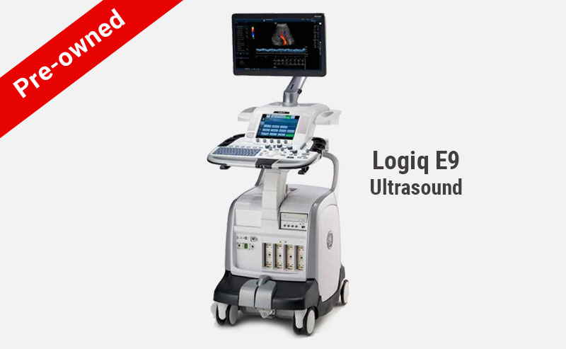 Used GE Healthcare Logiq E9 Ultrasound