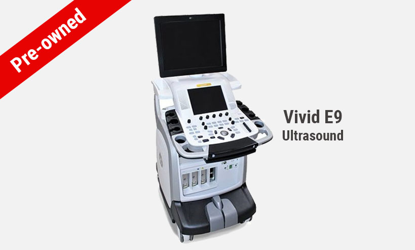 Preowned GE Healthcare VIVID E9 Ultrasound